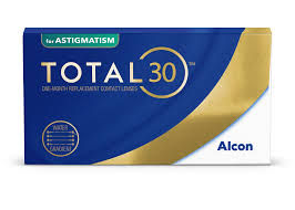 TOTAL30 for Astigmatism 3-pack — monthly toric lenses with water gradient and exceptional visual stability