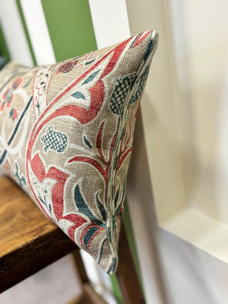 William Morris Bullerswood Cushion Spice Manilla