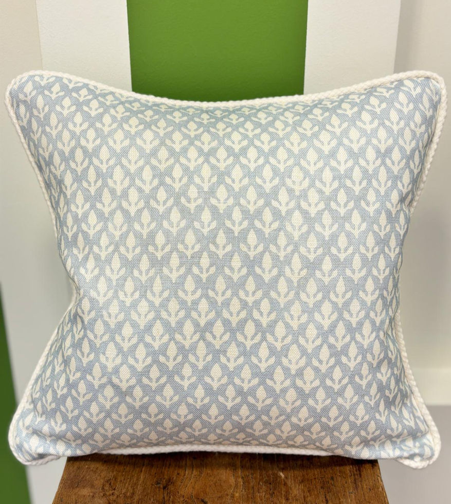 Andrew Martin Bud Cushions Sky Double Sided with Inner