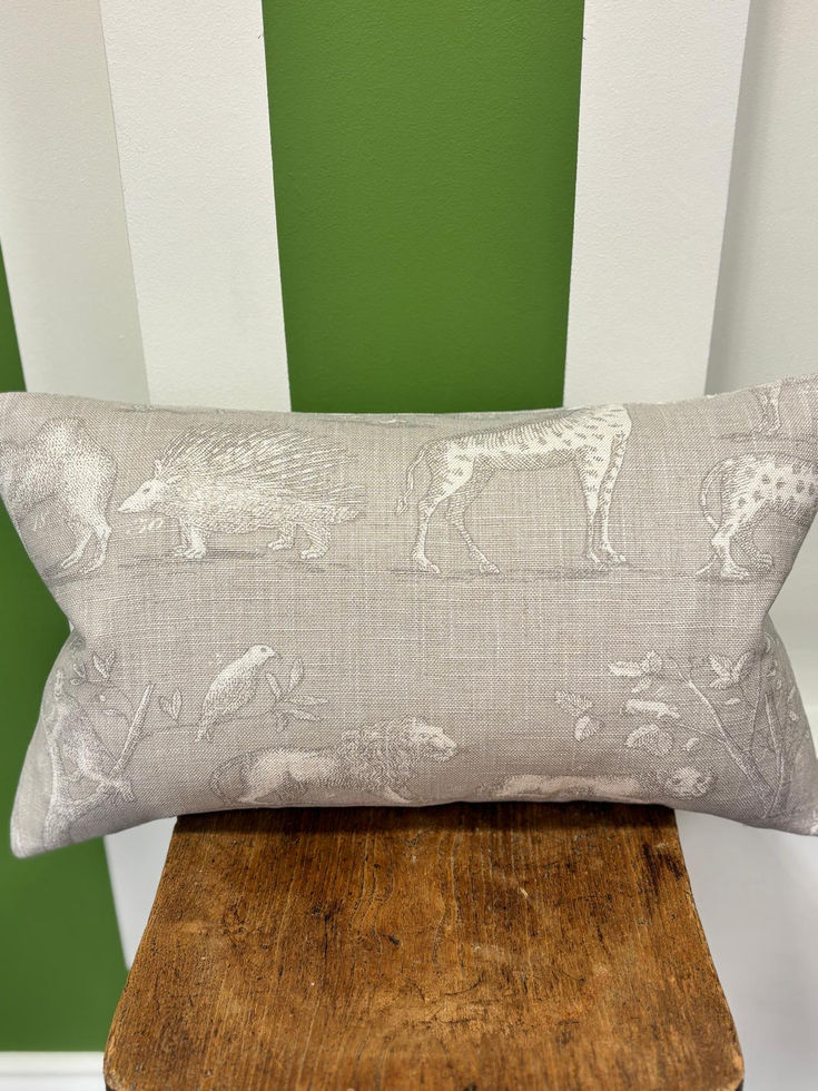 Andrew Martin Kingdom Cushion Canvas