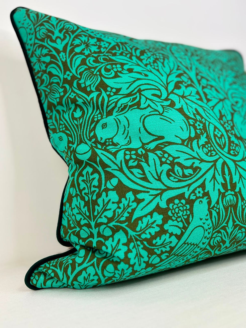 William Morris Ben Pentreath Brer Rabbit Cushions with inners