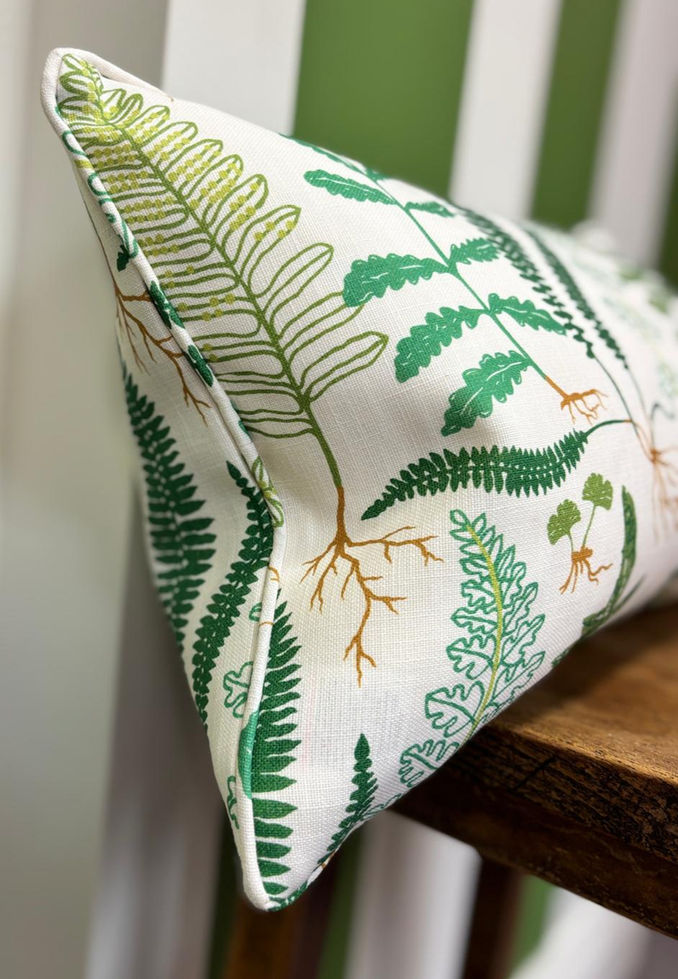 Schumacher Halcott Indoor Outdoor Cushion Forest