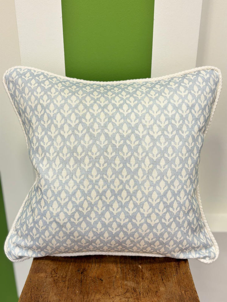 Andrew Martin Bud Cushions Sky Double Sided with Inner