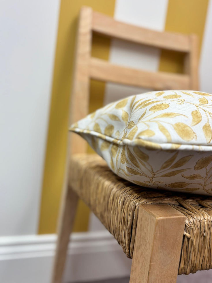 William Morris Rosehip Outdoor Cushions Wheat