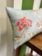 Colefax and Fowler Leonora Cushion Old Blue