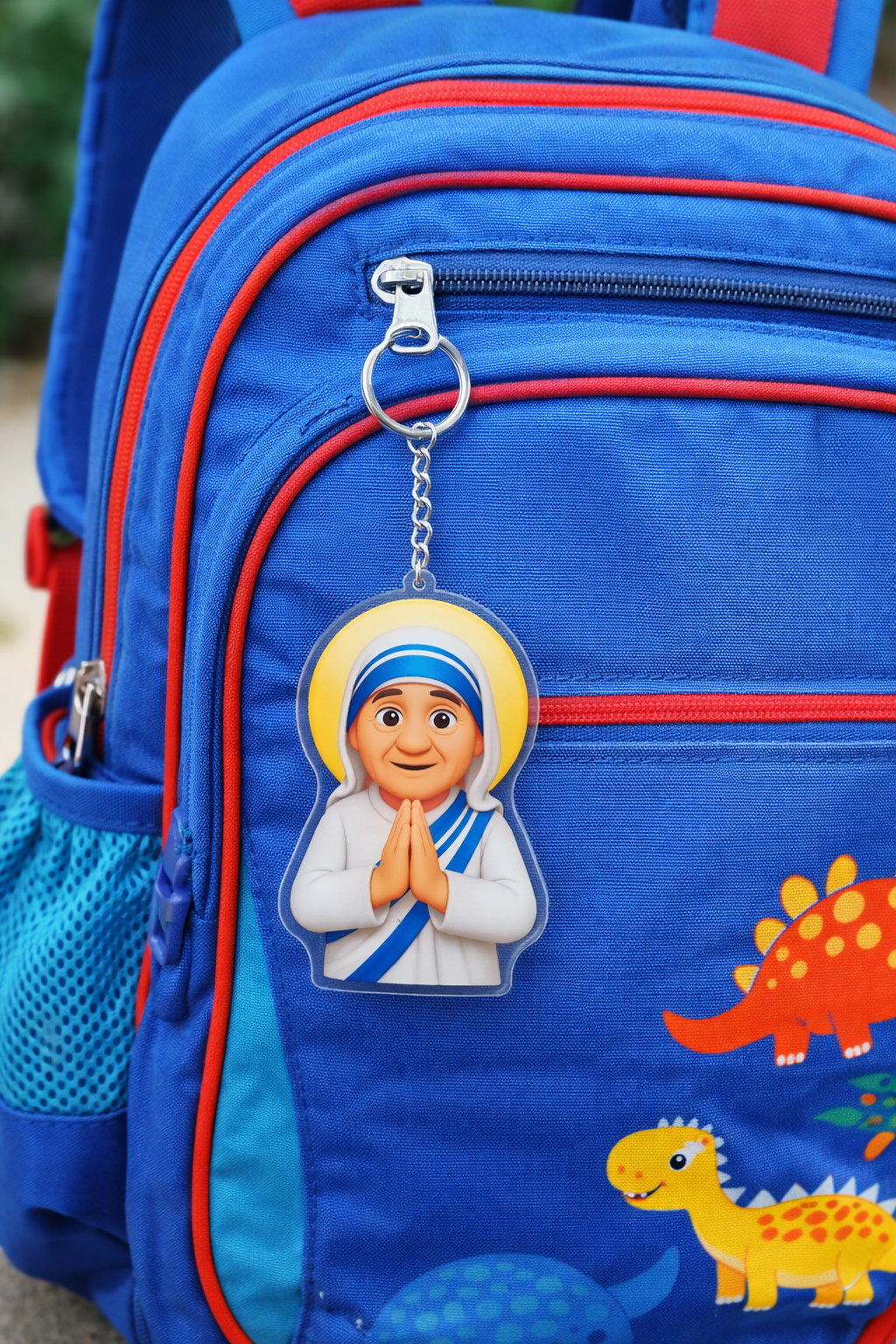 Children's Catholic Acrylic St Teresa of Calcutta Keyring