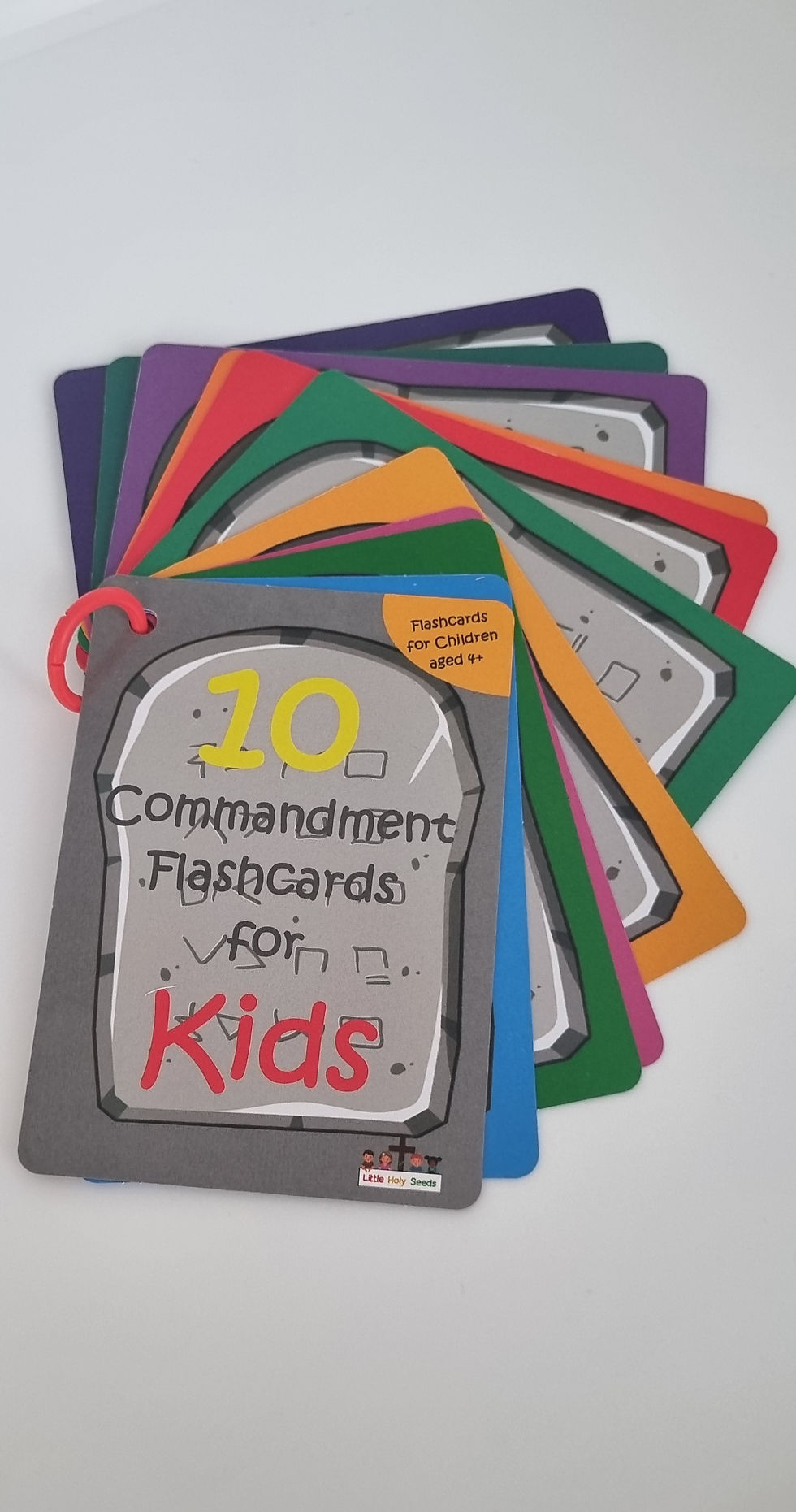 Thumbnail: Children's Catholic 10 Commandment Flashcards