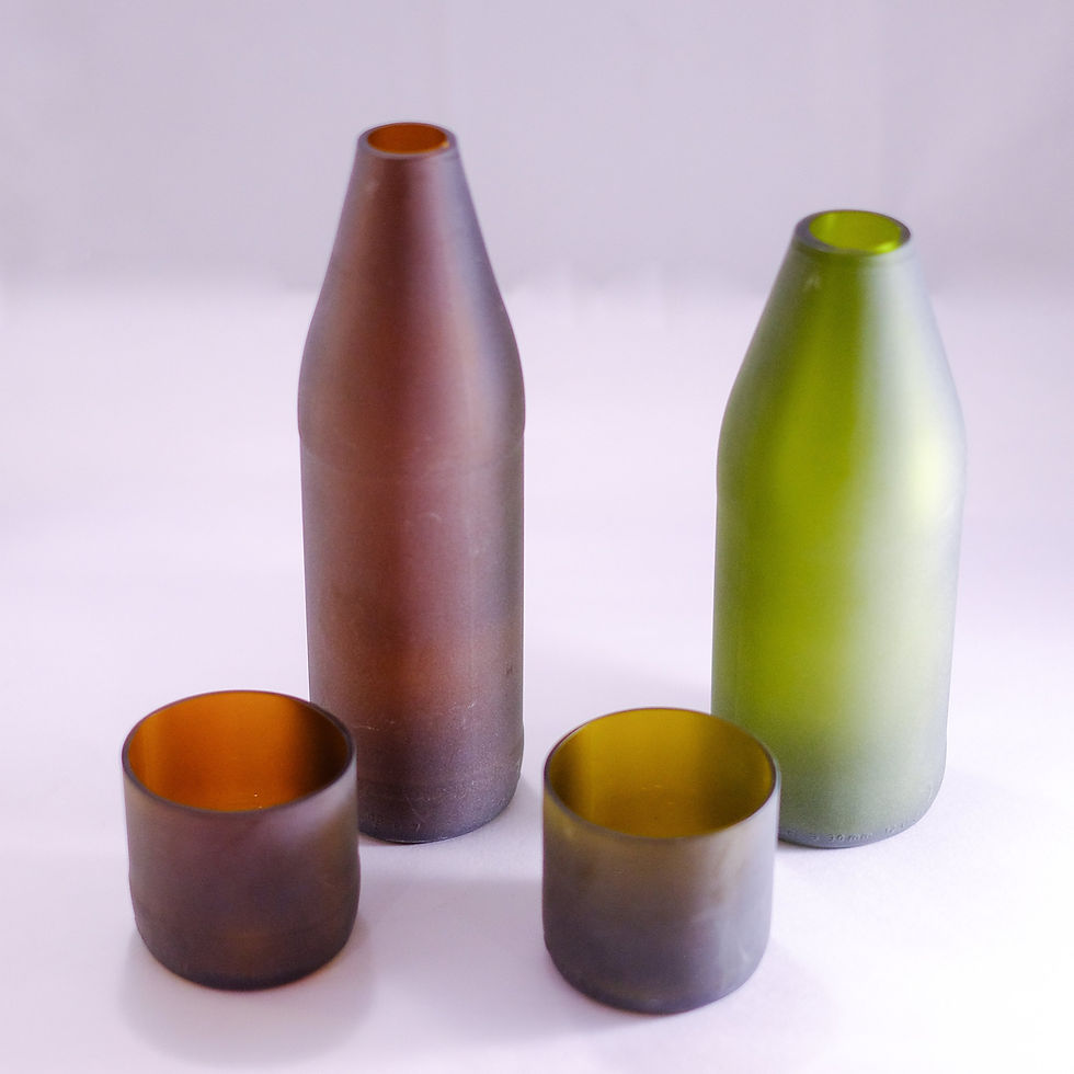 Thumbnail: FROSTED WINE BOTTLE WATER CARAFE - JUG SET