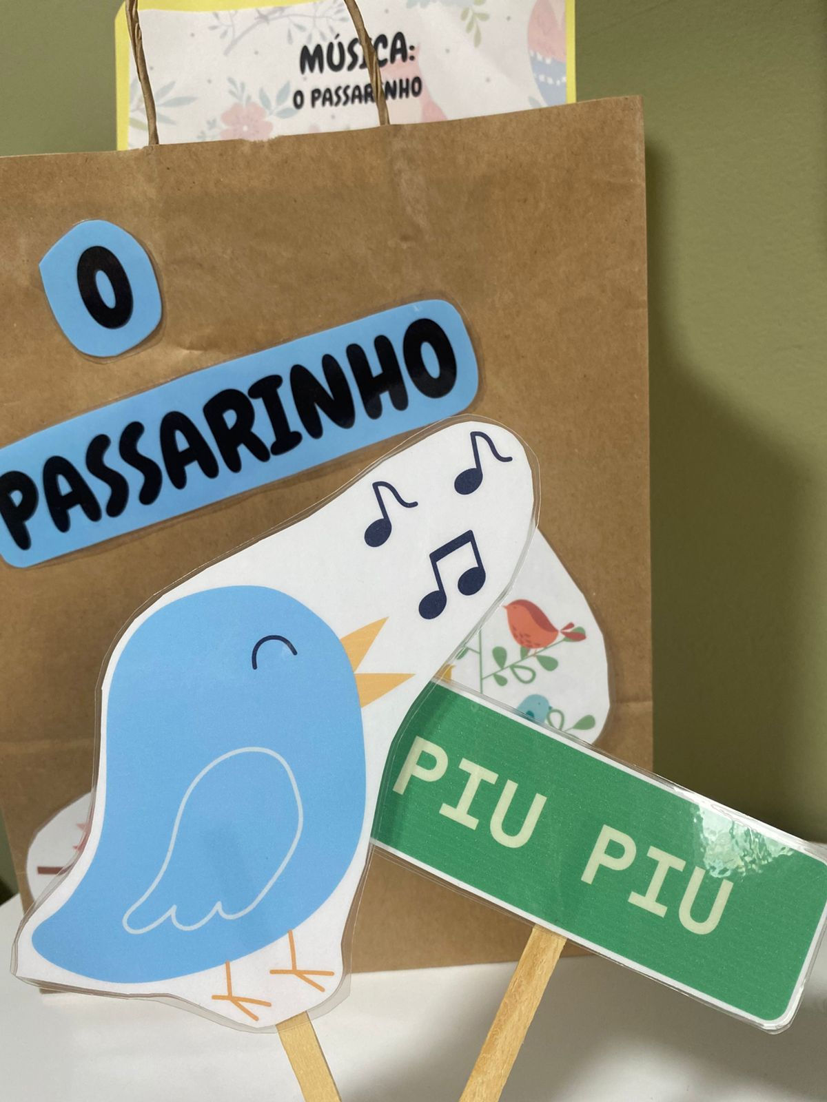 SACOLA MUSICAL: O passarinho