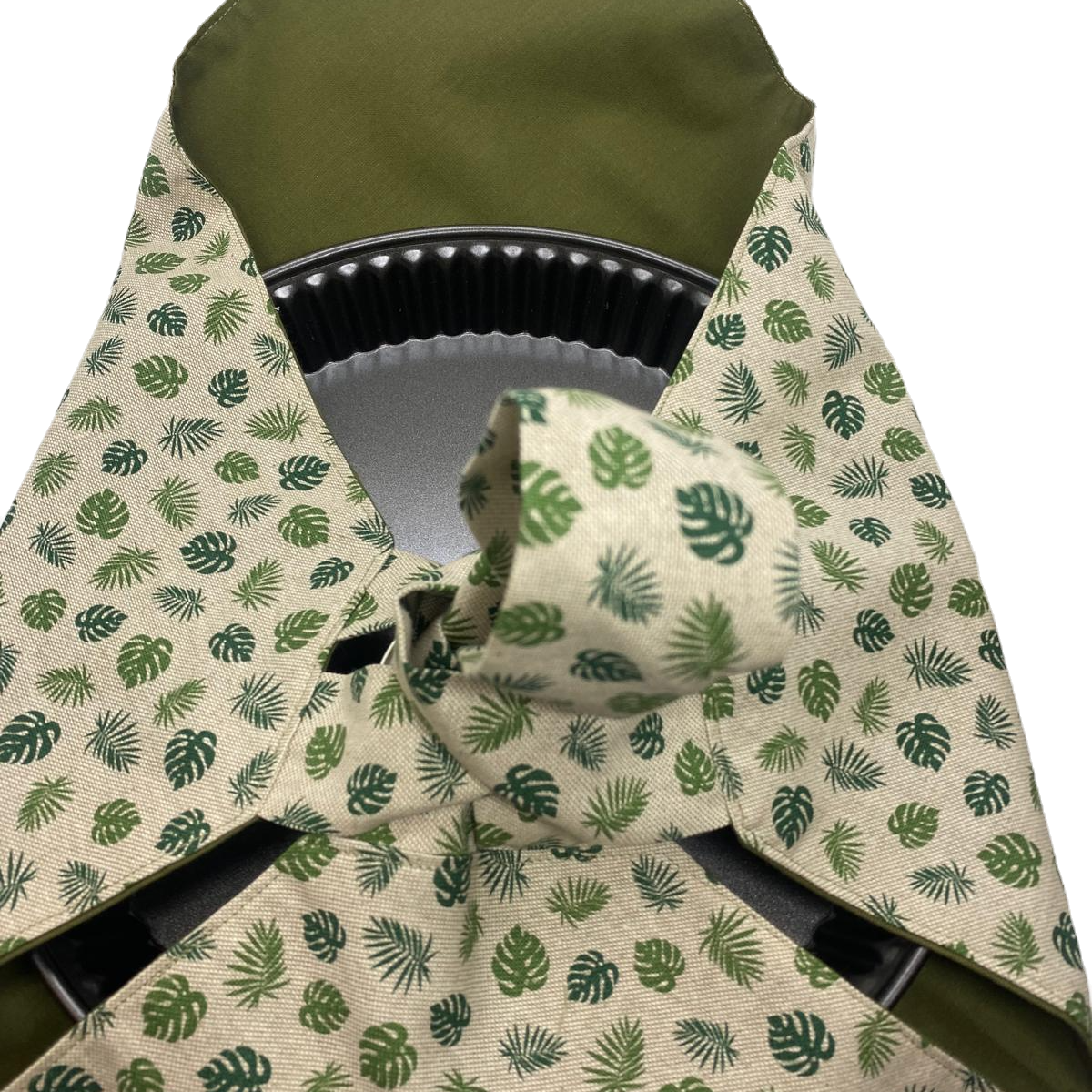 Nat'Créa |  Sac à tarte ajustable,  lavable | Feuilles Monstera