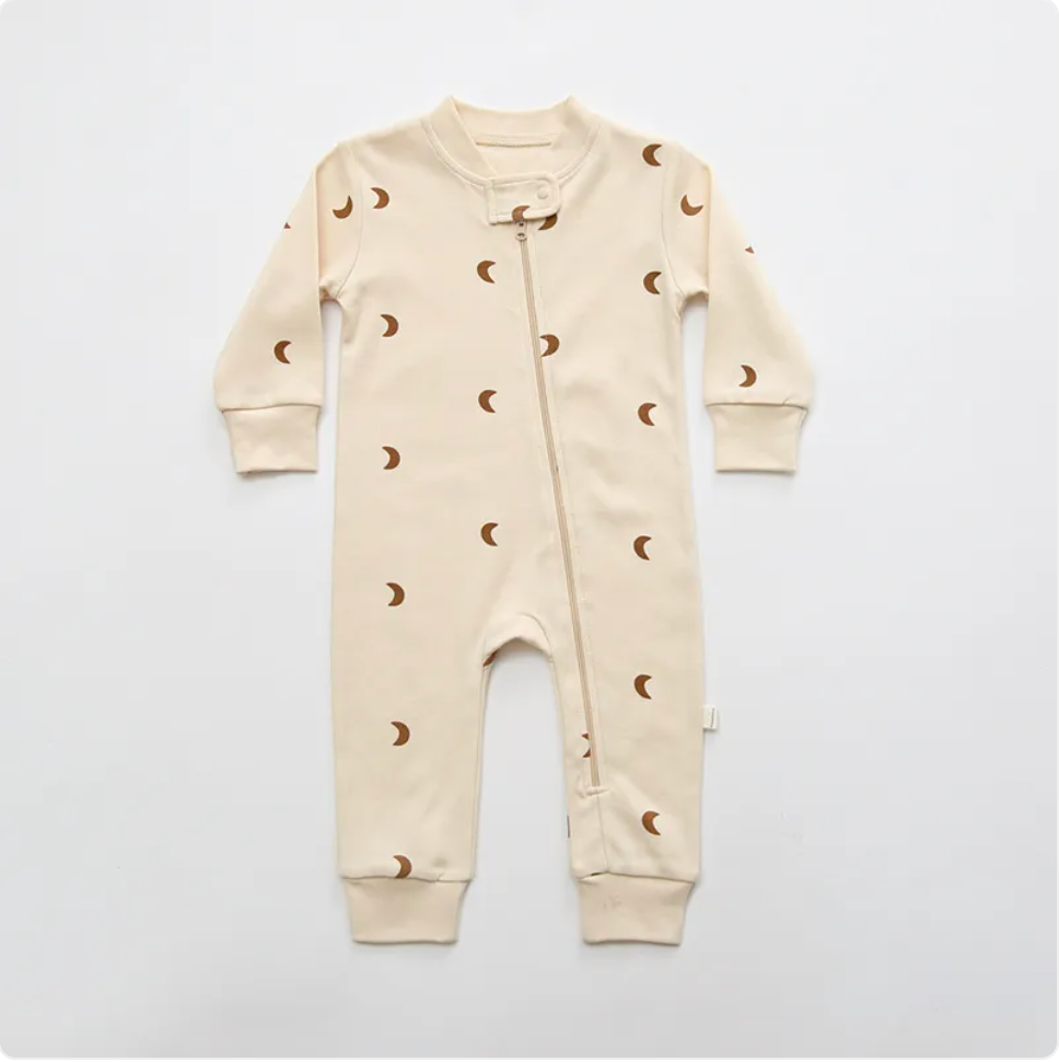 Thumbnail: Cartoon Cactus Long Sleeve Baby Romper - Striped Newborn Outfit for Boys & Girls