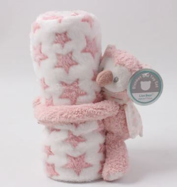 Baby Cartoon Flannel Blanket – Soft Plush Animal Print (100x75 cm)