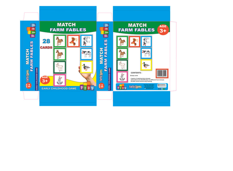 Farm animals box package
Design