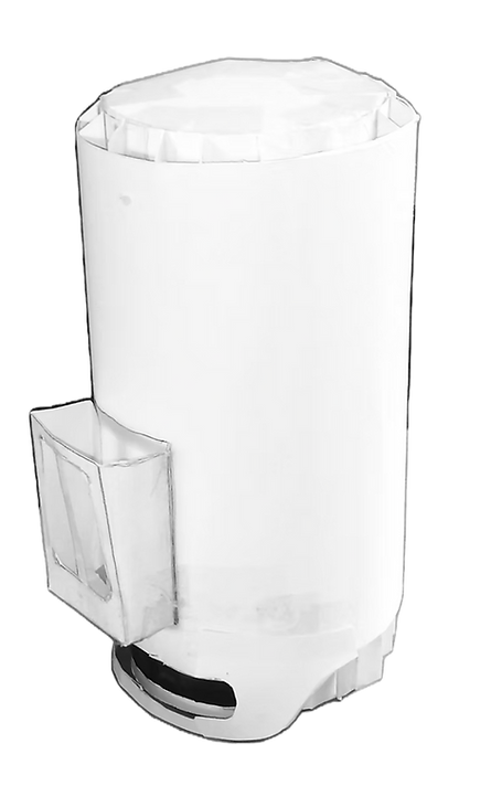 Papieren Maquette van een prototype voor de Spitfyre rocketstove