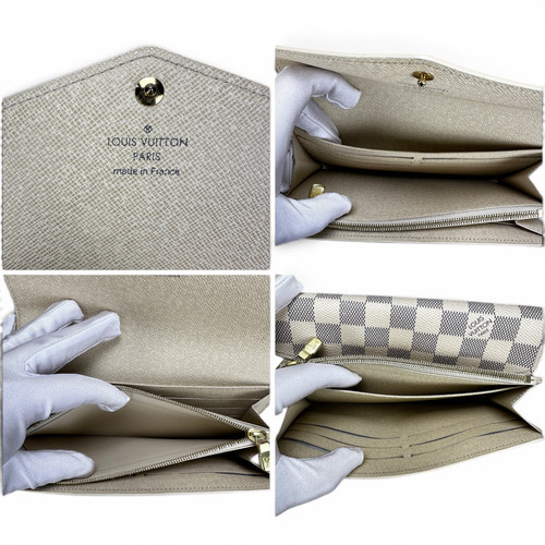 Louis Vuitton Sarah Wallet Damier Azur - DOL2260 | doseofluxe