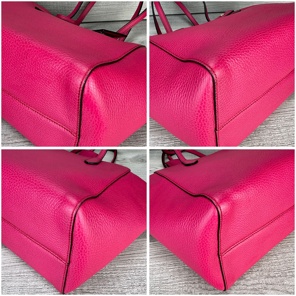 Thumbnail: Gucci Fuchsia Leather Tote - DOL2282
