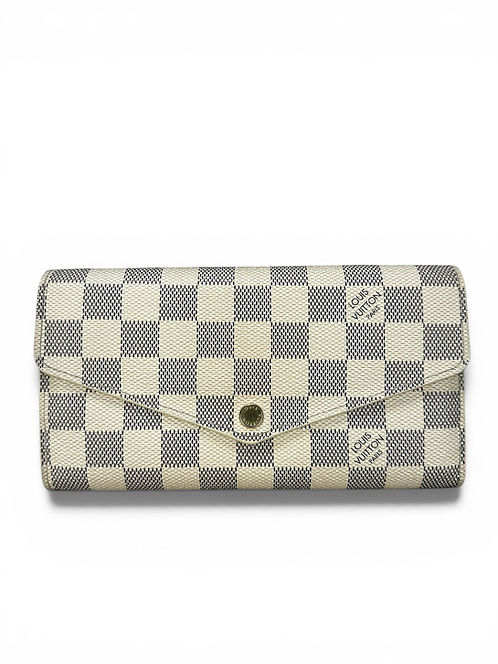 Louis Vuitton Sarah Wallet Damier Azur - DOL2260 | doseofluxe