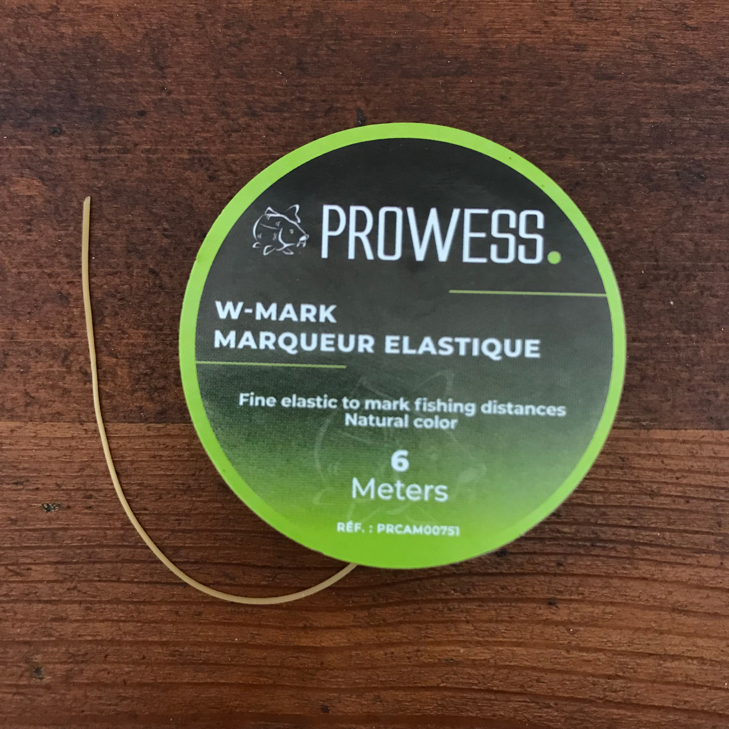 Bobine d'élastique marqueur Prowess de distance à fixer sur le fil du moulinet.