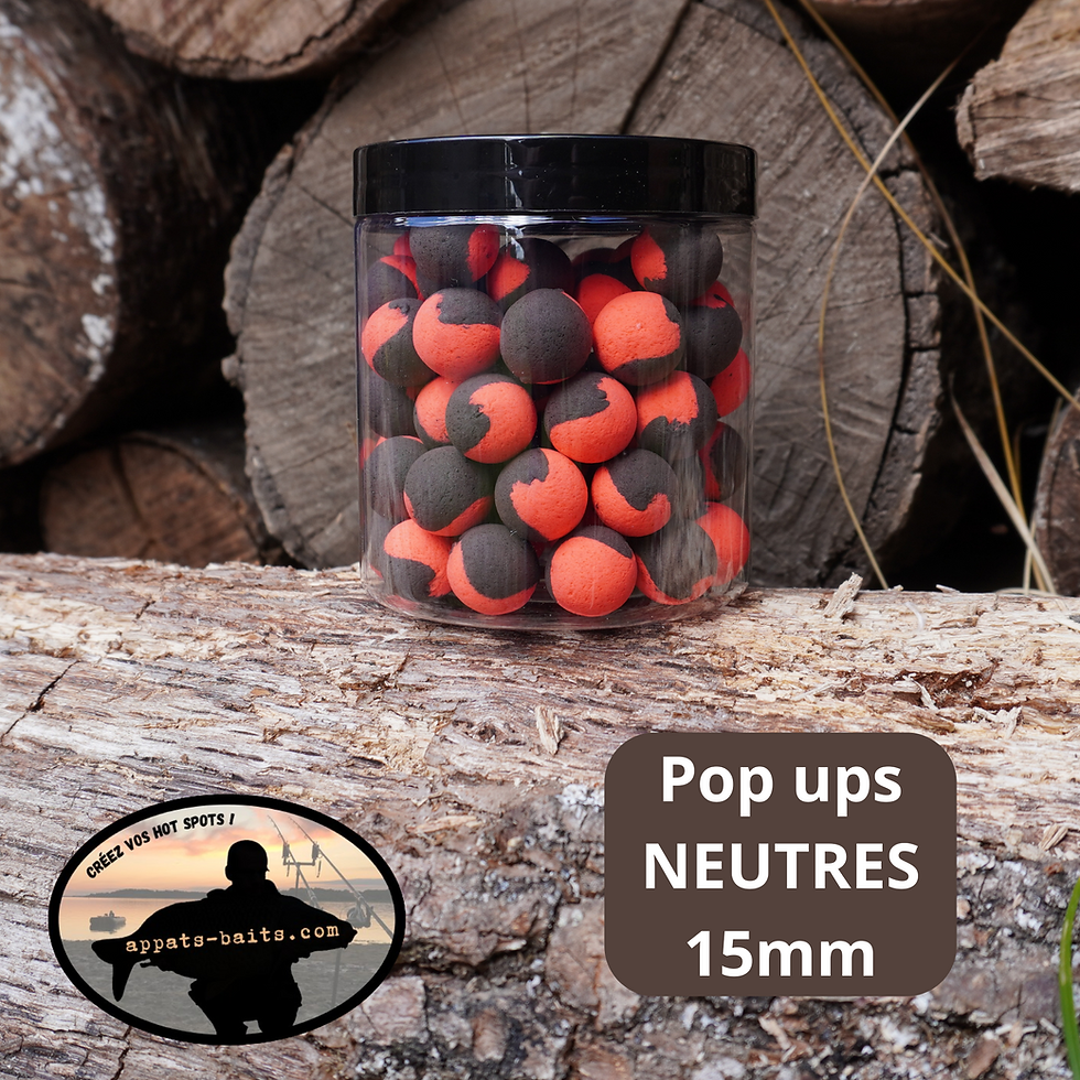 Miniature : Pop ups NEUTRES BICOLORES - 15mm - 80gr