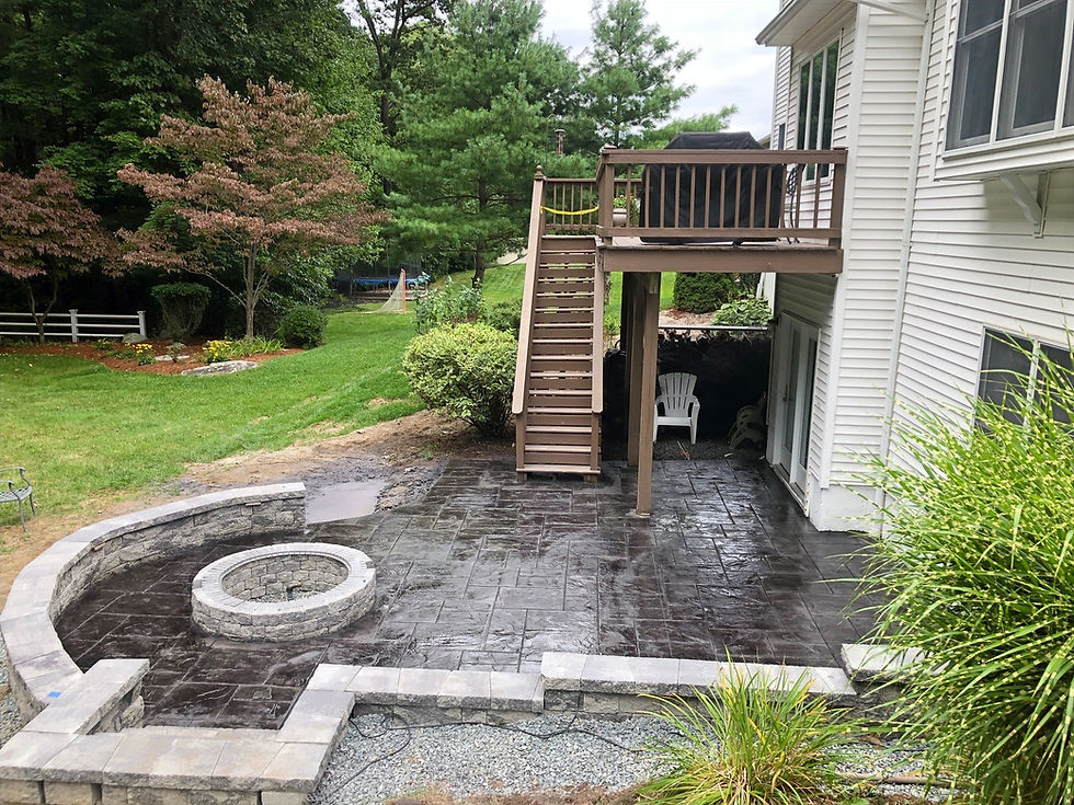 Stamped Patio
