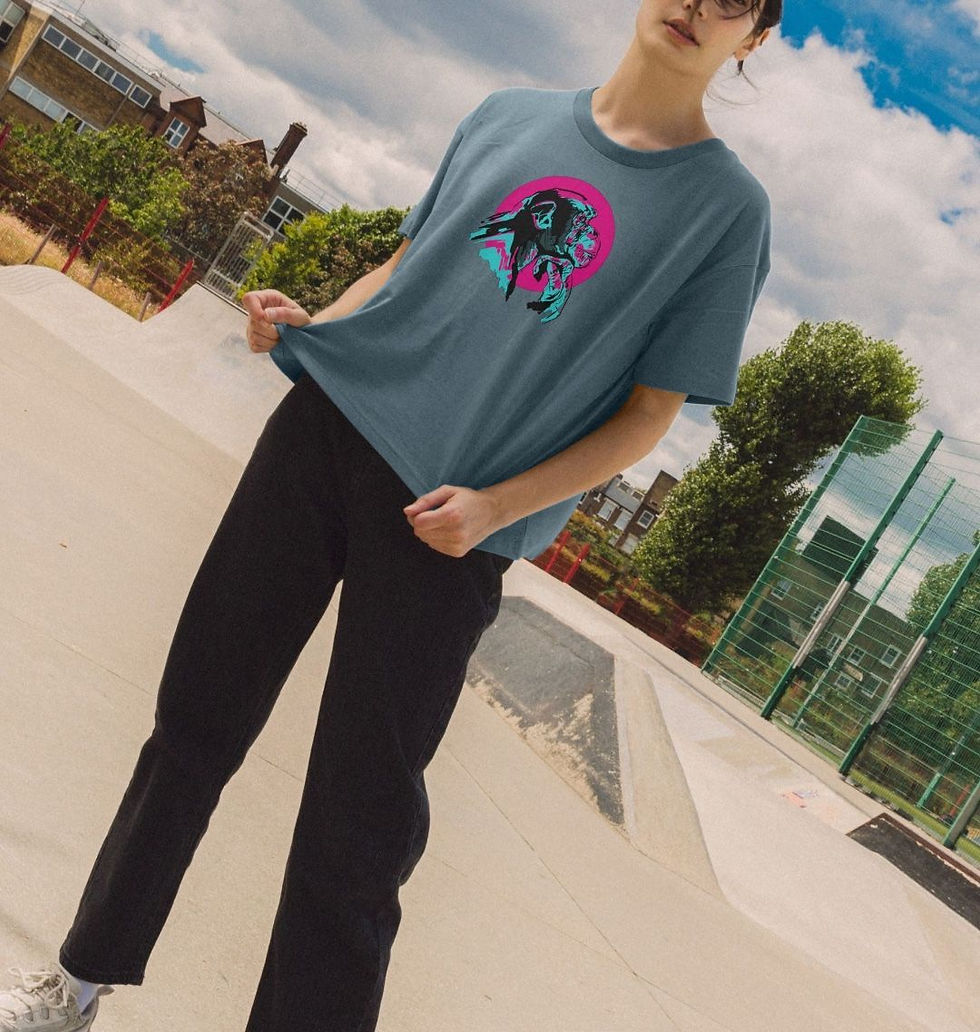 Neon Chimp T-Shirt (Women)