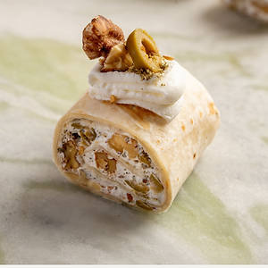 Mini Labneh Olive Roll