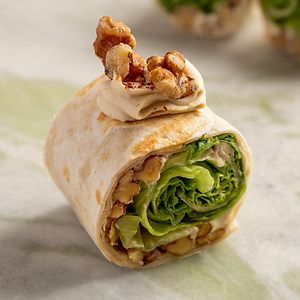 Mini Hummus Walnut Roll