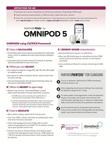 Omnipod 5 | PANTHER Program