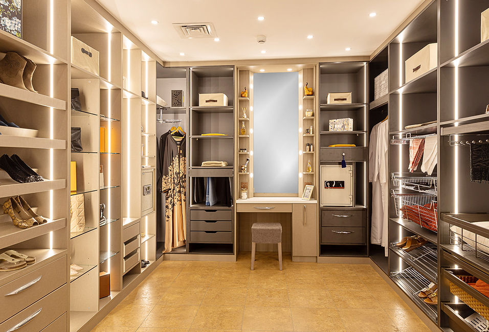 Walk-In wardrobes design dubai 