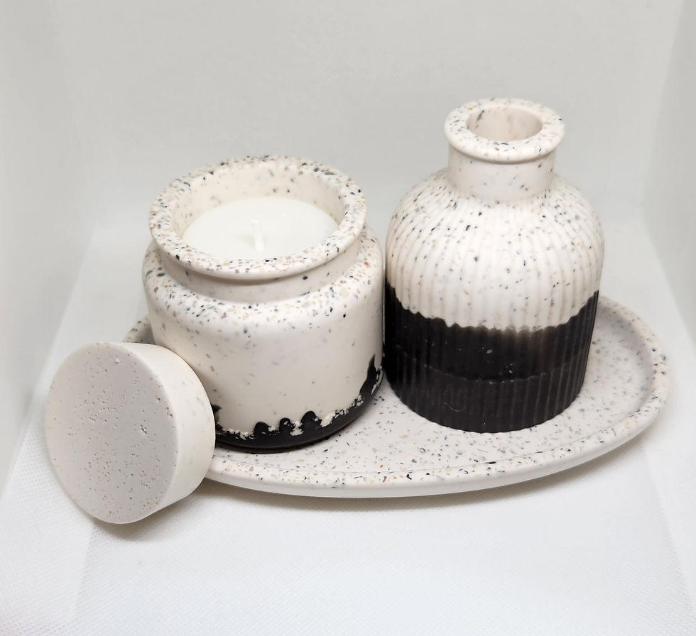 Thumbnail: Oval Tray, Candle Jar or Flower Pot
