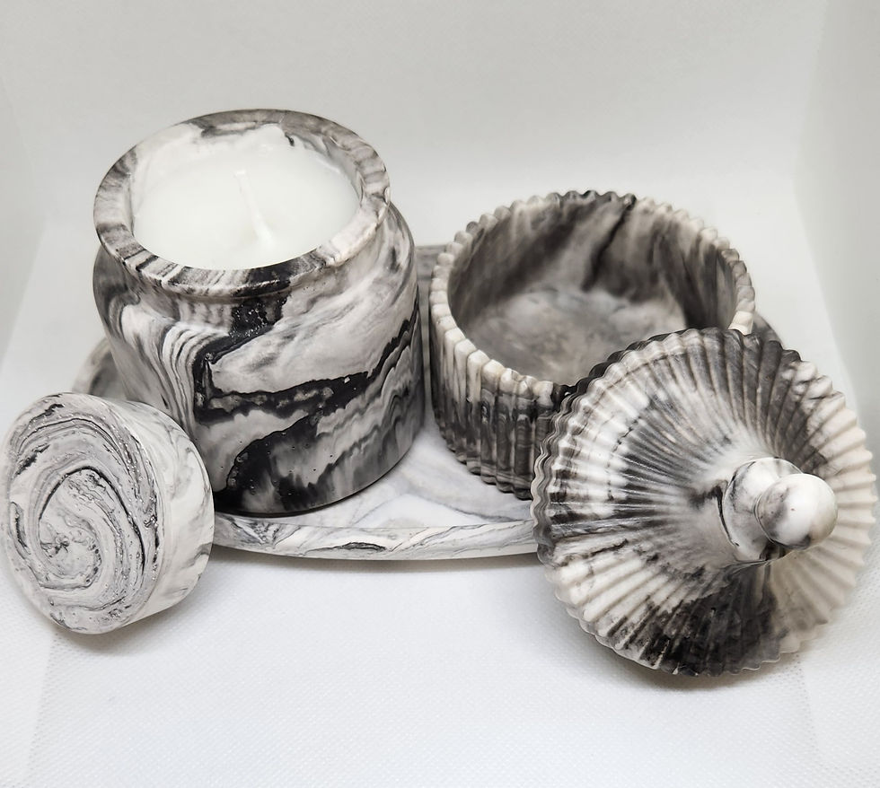 Thumbnail: Trinkets, Flower Pots And Oval Trays