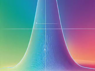 Una parábola en colores simbolizando función cuadrática