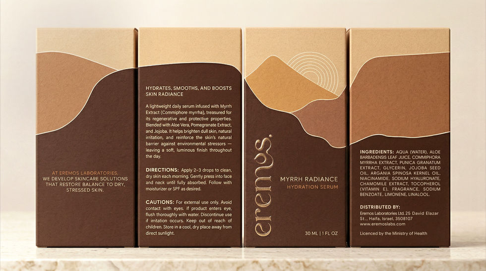 eremos serum packaging box all sides
