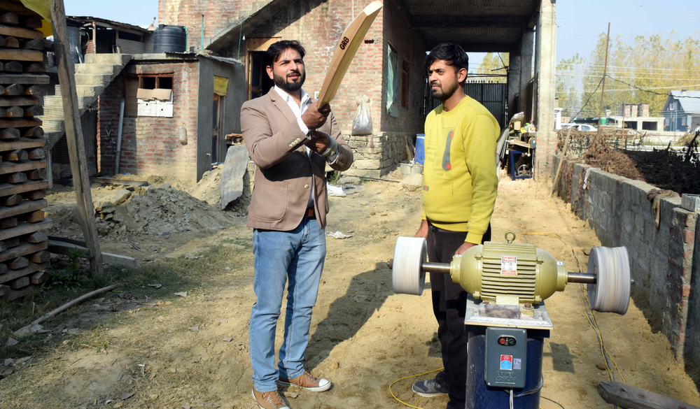 Kabeer inspecting the final product