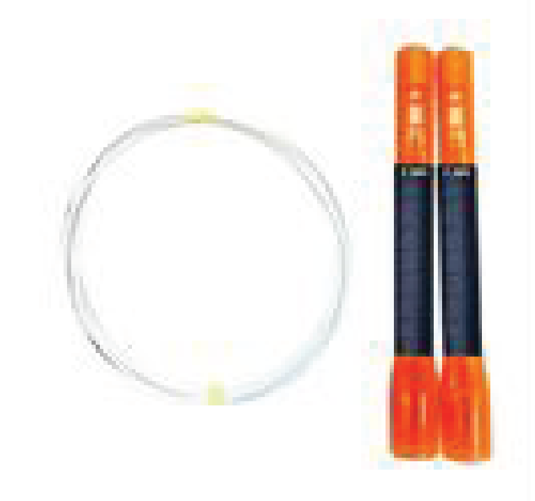 縮圖：[JF002] JF Rope - 透明長柄鋼絲膠(2.5mm,PVC)繩