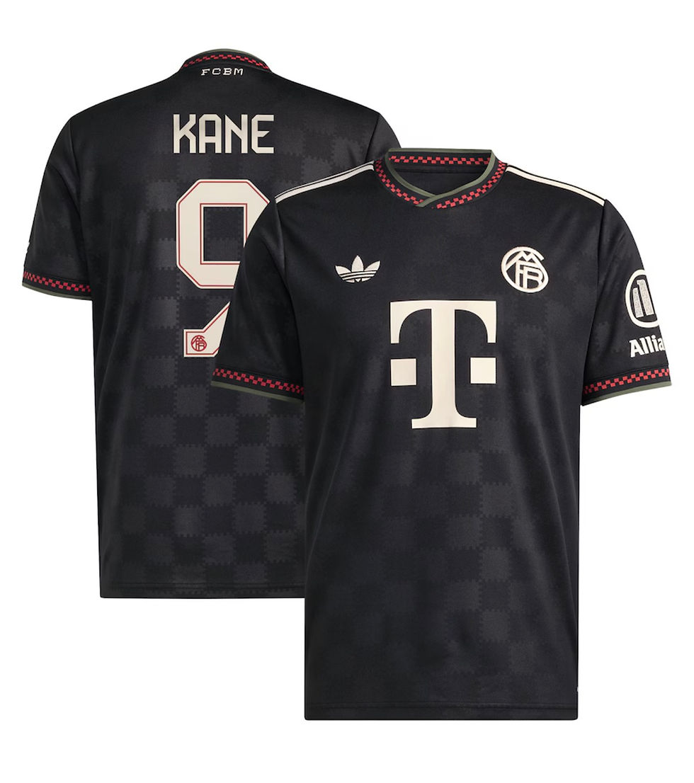 Harry Kane #9 Bayern Munchen Third Jersey 2025-2026