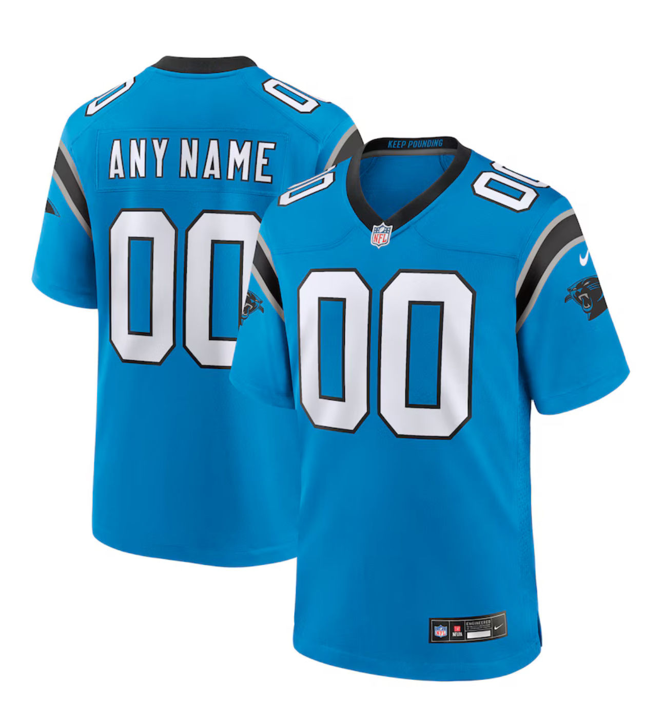 Carolina Panthers NFL Custom Jerseys /Any Name/ Color/ Size