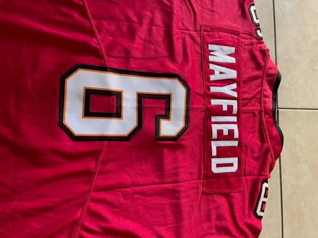 Thumbnail: Baker Mayfield #6 Bucs Red Jersey 2025