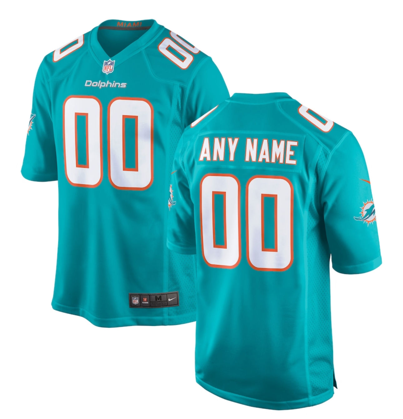 Miami Dolphins NFL Custom Jerseys /Any Name/ Color/ Size