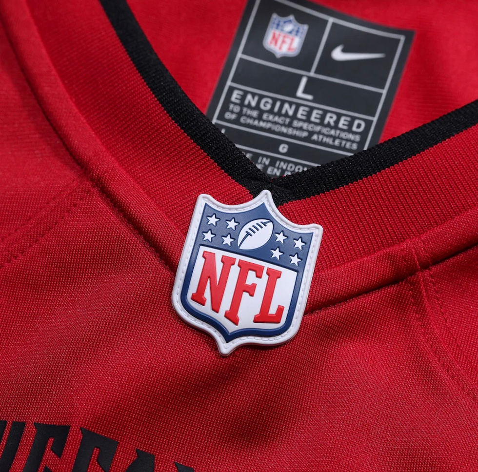 Thumbnail: Egbuka #2 Tampa Bay Buccaneers Nike On-Field Red Jersey 2025