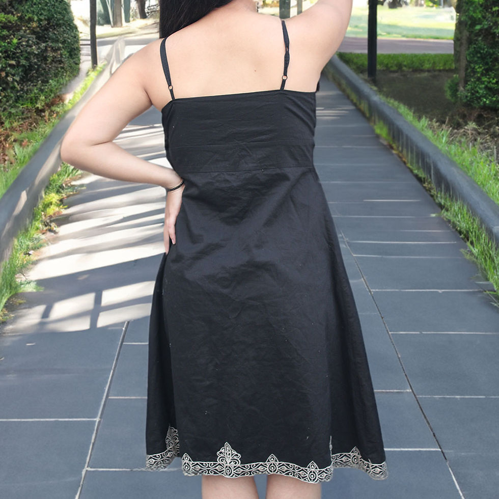 Thumbnail: Boho Chic Black Dress