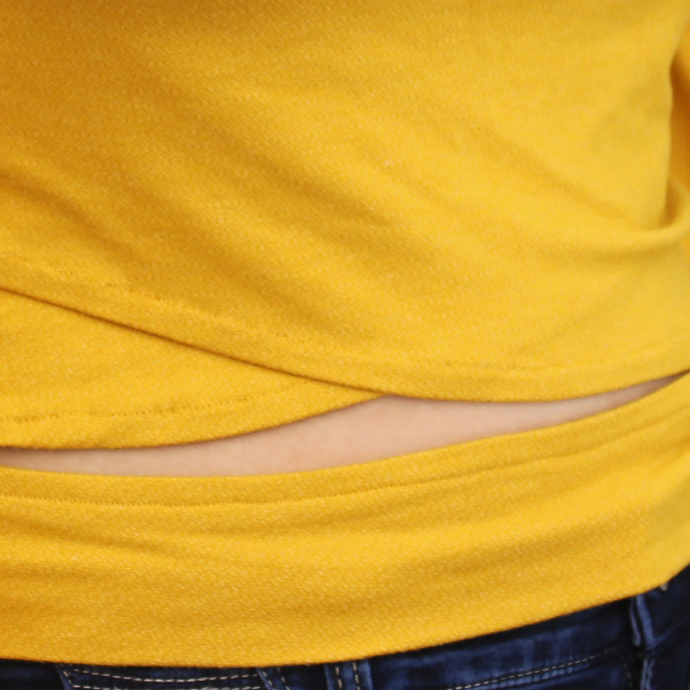 Thumbnail: Korean Mustard Yellow Slit Top