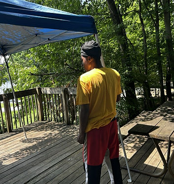 Bear Captain Tent Setup