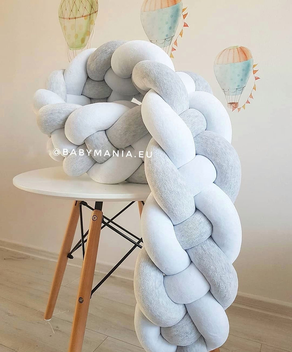 Miniatura: Paracolpi a Treccia Lettino Babymania (Altezza 20cm)