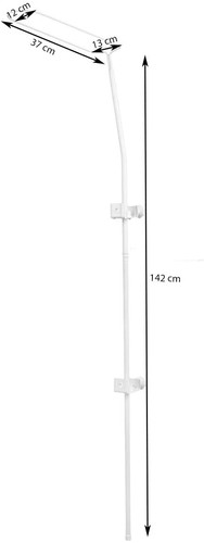 Baldacchino Per Culla 230x150cm Con Supporto Metallico - Decorazione Camera Neonato - Foto 11