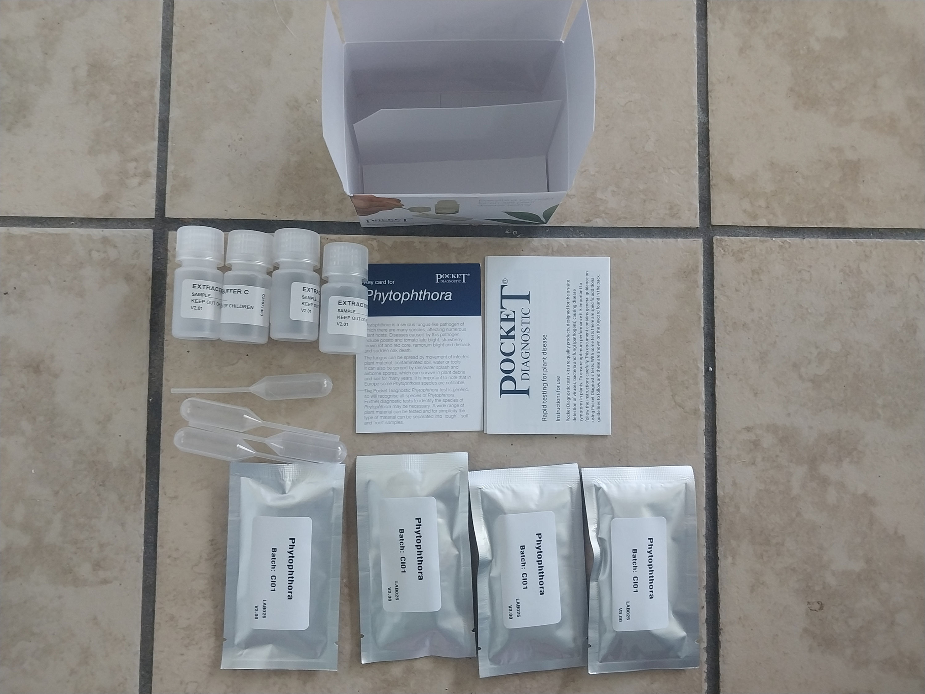 Phytophthora Test Kit (Box of 4)