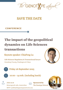 Save-the-date: The Genotype Network conference: 26 September 2025