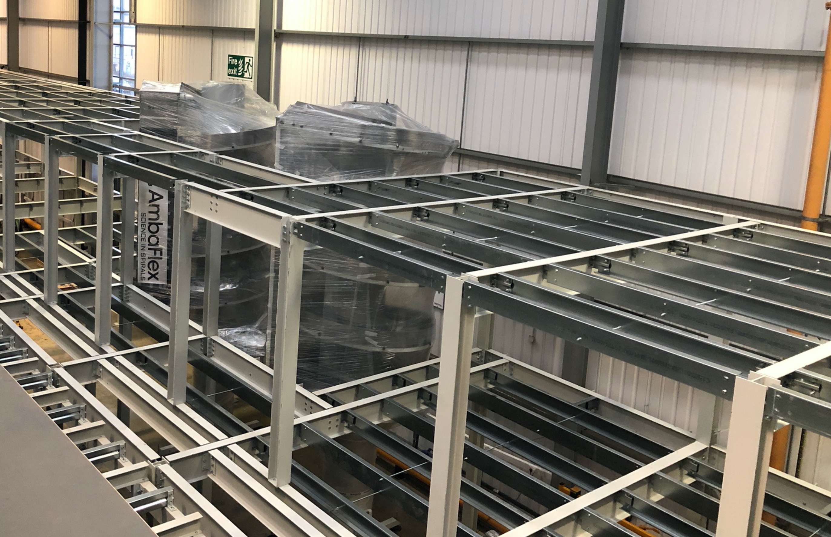 3-tier mezzanine with spirals
