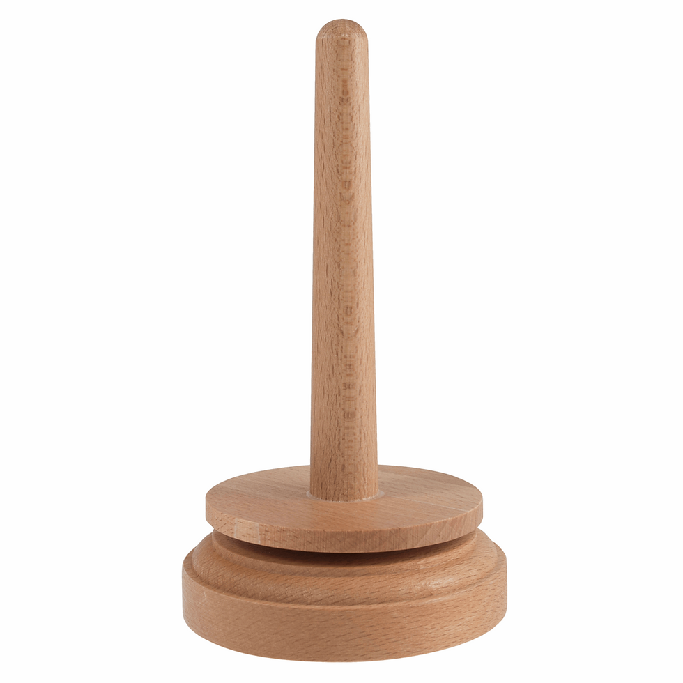 Thumbnail: Spinning Yarn and Thread Holder in Beech Wood, boxed