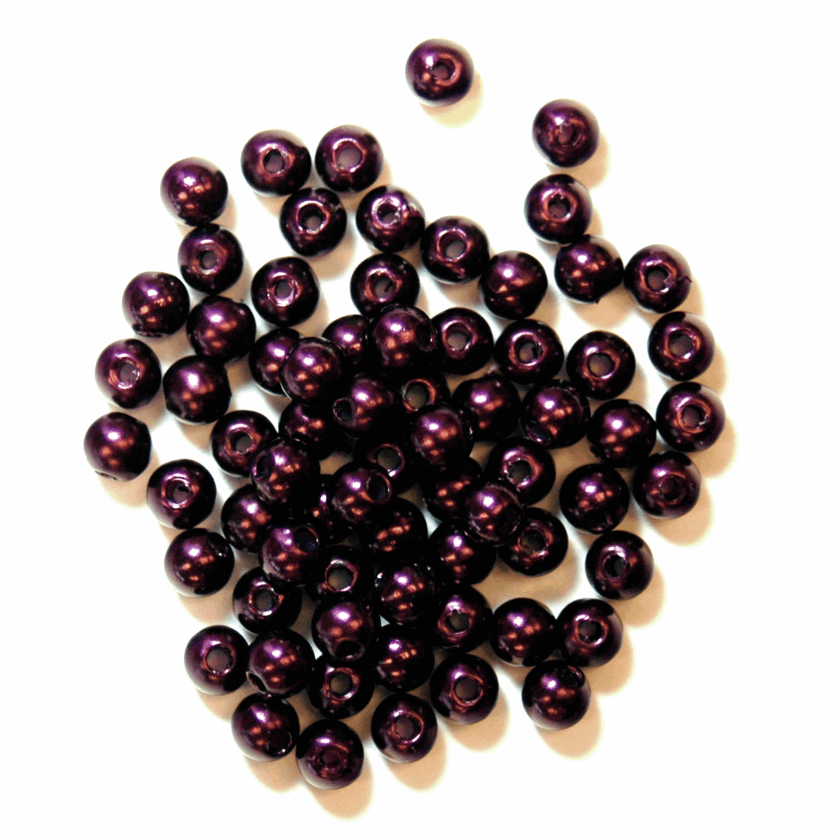 Pearls: 4mm: Purple: Pack of 7g